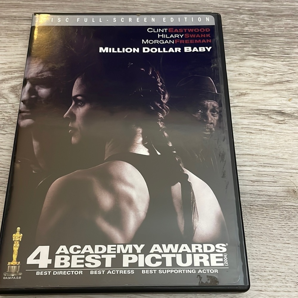 Million Dollar Baby DVD Movie 4 Academy Awards Best Picture 2004 PG-13 132 Min